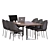 Modern 2-Piece Conference Table 3D model small image 2
