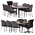 Modern 2-Piece Conference Table 3D model small image 5
