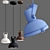 Le Corbusier Projecteur 165 Pendant Lamp 3D model small image 4