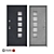 Elegance 801 OM - Custom-made Siberian Doors 3D model small image 1