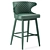 Kamryn Mid-Century Bar Stools: Quality, Style, and Comfort 3D model small image 4