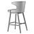 Kamryn Mid-Century Bar Stools: Quality, Style, and Comfort 3D model small image 5