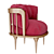 Stylish Vayne Armchair: Elegant Design, Premium Comfort 3D model small image 5