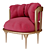 Stylish Vayne Armchair: Elegant Design, Premium Comfort 3D model small image 6