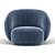 Elegant Julep Armchair - Timeless Comfort 3D model small image 4