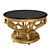 Hand-Carved Marble Round Table 3D model small image 3