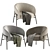 Modern and Stylish RIMO Armchair 3D model small image 2