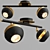 Eglo Nocito - Adjustable Direction Ceiling Spotlight 3D model small image 2