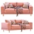 Modern Naxos 2-Seater Sofa 3D model small image 5