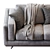 Zander Sofa: Stylish & Comfortable Couch 3D model small image 6