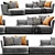 Verzelloni Lyndon: Modern Italian Sofa 3D model small image 9