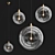 Spherical Ball Chandelier 3D model small image 5