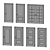 Garofoli 4-Piece Door Set 3D model small image 7