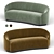 Modern 3D Turner Sofa 3D model small image 1