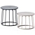 Elegant Vogue Side Coffee Tables 3D model small image 1