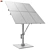 Solar Power Station: 6 Panel Setup 3D model small image 3