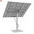 Solar Panel Tower, 8 Panels 3D model small image 4