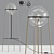 Modern Atlas Floor Lamp 3D model small image 1