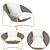 Outdoor Oasis Lounge Chair 3D model small image 3