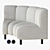 Elegant Hillman Sofa - Eichholtz 3D model small image 1