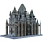 Cathedral Lowpoly for Game 010 3D model small image 2