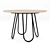 Modern Connubia STULLE Table with TUKA Dining Chair 3D model small image 2