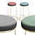 Foldable Bar Stools: Convenient Seating Solution 3D model small image 2