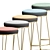 Foldable Bar Stools: Convenient Seating Solution 3D model small image 5