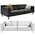 Sky Sofa: Modern Design with Pillows 3D model small image 4