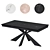 Alezio 160 Dining Table: Modern Style, Multiple Textures, Elegant Design 3D model small image 1