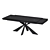 Alezio 160 Dining Table: Modern Style, Multiple Textures, Elegant Design 3D model small image 2