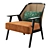 Exotic Sophistication: Roche Bobois Weg Armchair 3D model small image 1