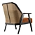 Exotic Sophistication: Roche Bobois Weg Armchair 3D model small image 3