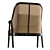 Exotic Sophistication: Roche Bobois Weg Armchair 3D model small image 6