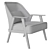 Exotic Sophistication: Roche Bobois Weg Armchair 3D model small image 7