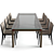 Sophisticated B&B Italia Dining Set 3D model small image 3