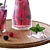 Refreshing Berry Lemonade with Mint 3D model small image 3