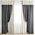 Poly Curtain 3D Model 3D model small image 1