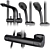 IDEAL Standard Set 130: Elegant Faucets & Shower Systems 3D model small image 2