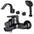 IDEAL Standard Set 130: Elegant Faucets & Shower Systems 3D model small image 3