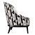 Opera SALLY Armchair: Stylish and Ergonomic 3D model small image 5