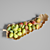 Dugan Mango Papaya Wooden Centerpiece 3D model small image 6