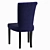 Luxury Velvet Armchair: Modern Elegance 3D model small image 5