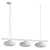 Zwart met Rookglas Hanglamp 3D model small image 2