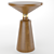 Contemporary Walnut Side Table 3D model small image 2