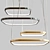 Minimalist LED Pendant Light: ZERO SQUARE 3D model small image 2