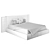 Roberto Cavalli Morne Bed: Sleek and Luxurious Design 3D model small image 6