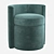 Arcadia Stool: Modern Comfort in 4 Varying Colors 3D model small image 4