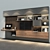 Modern Wood Cabinet Furniture 3D model small image 3