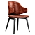 Elegant Vela Chair: Designed for Unparalleled Comfort 3D model small image 1